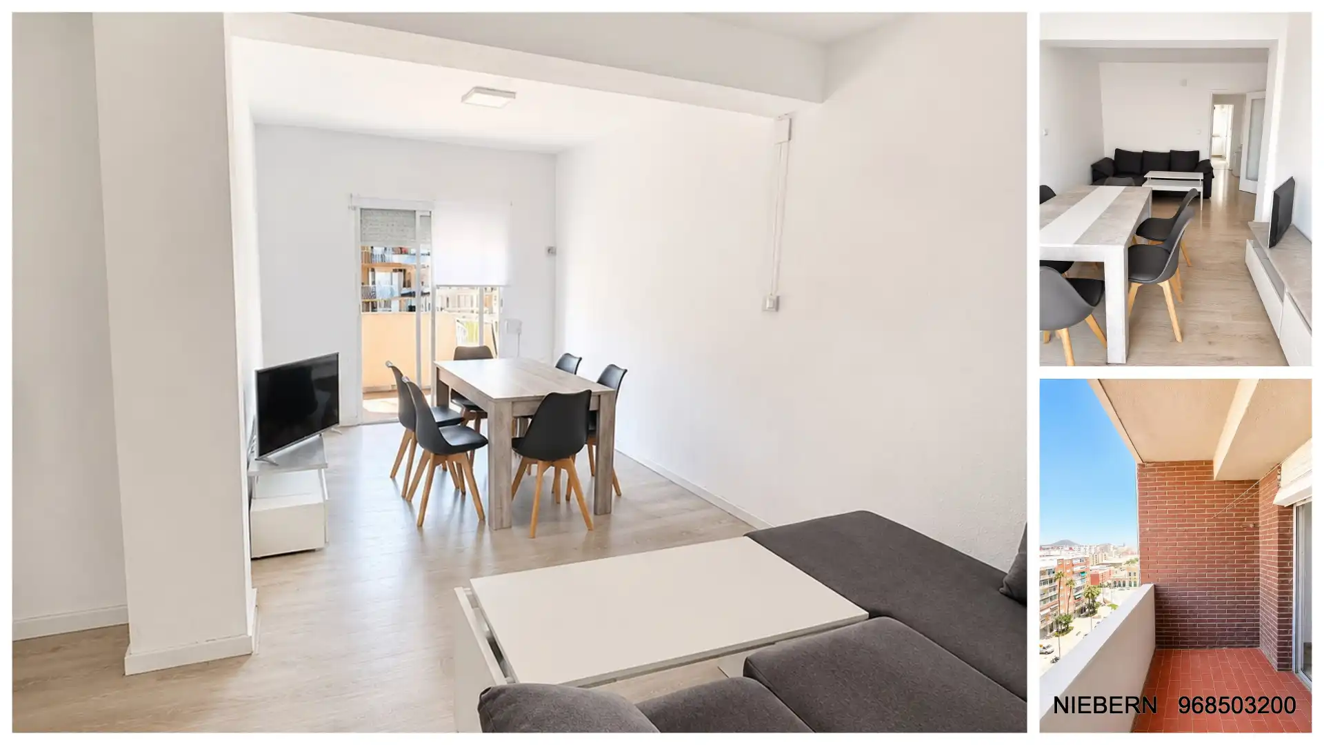 Sala de estar de Piso de alquiler en Cartagena con Balcón