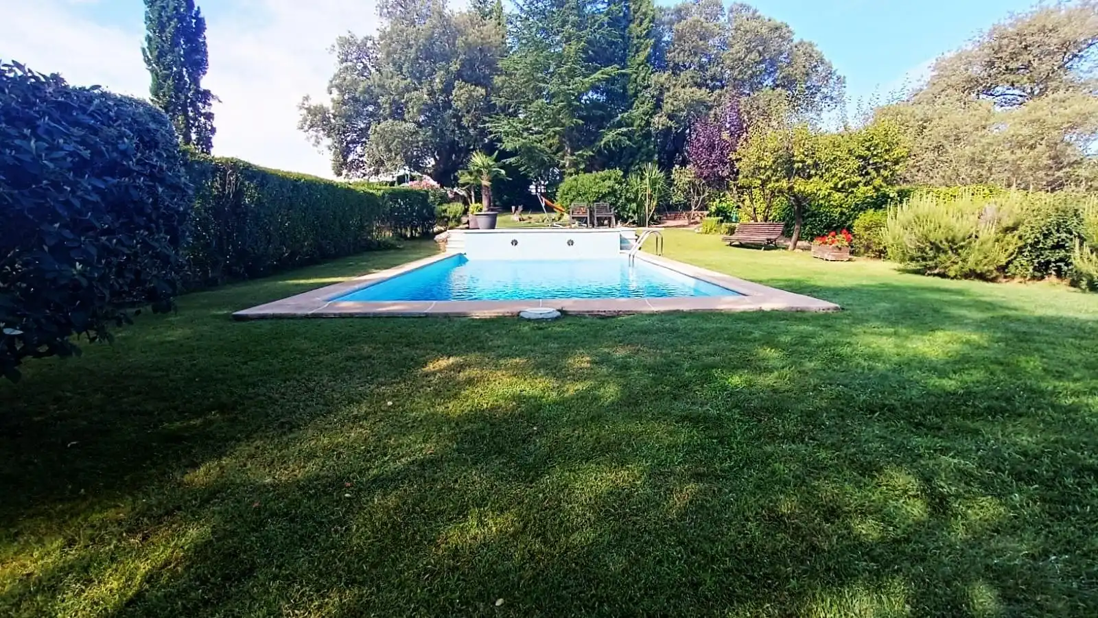 Piscina de Casa o xalet en venda en Palacios del Pan amb Calefacció, Jardí privat i Terrassa