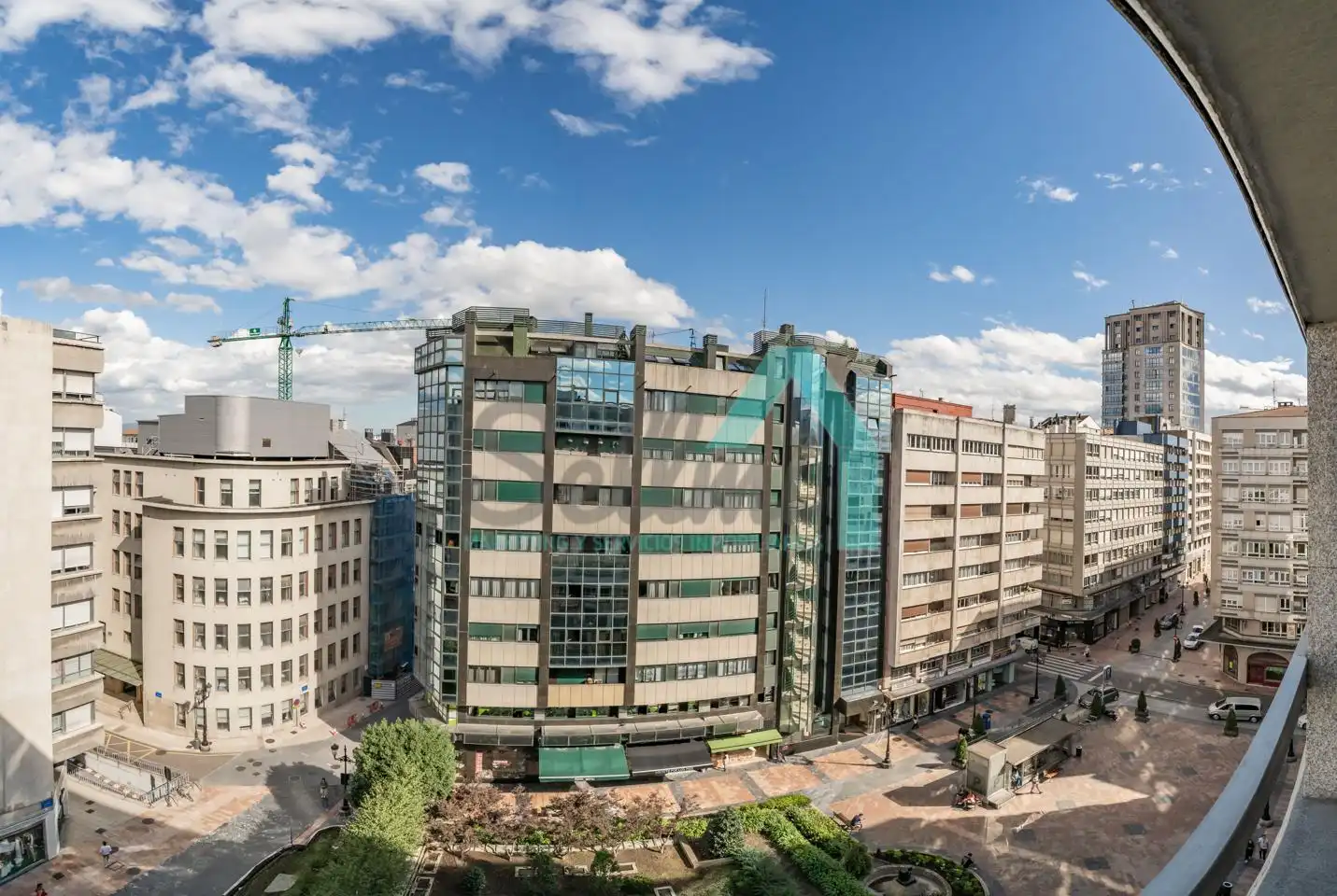 Vista exterior de Piso de alquiler en Oviedo  con Calefacción y Amueblado