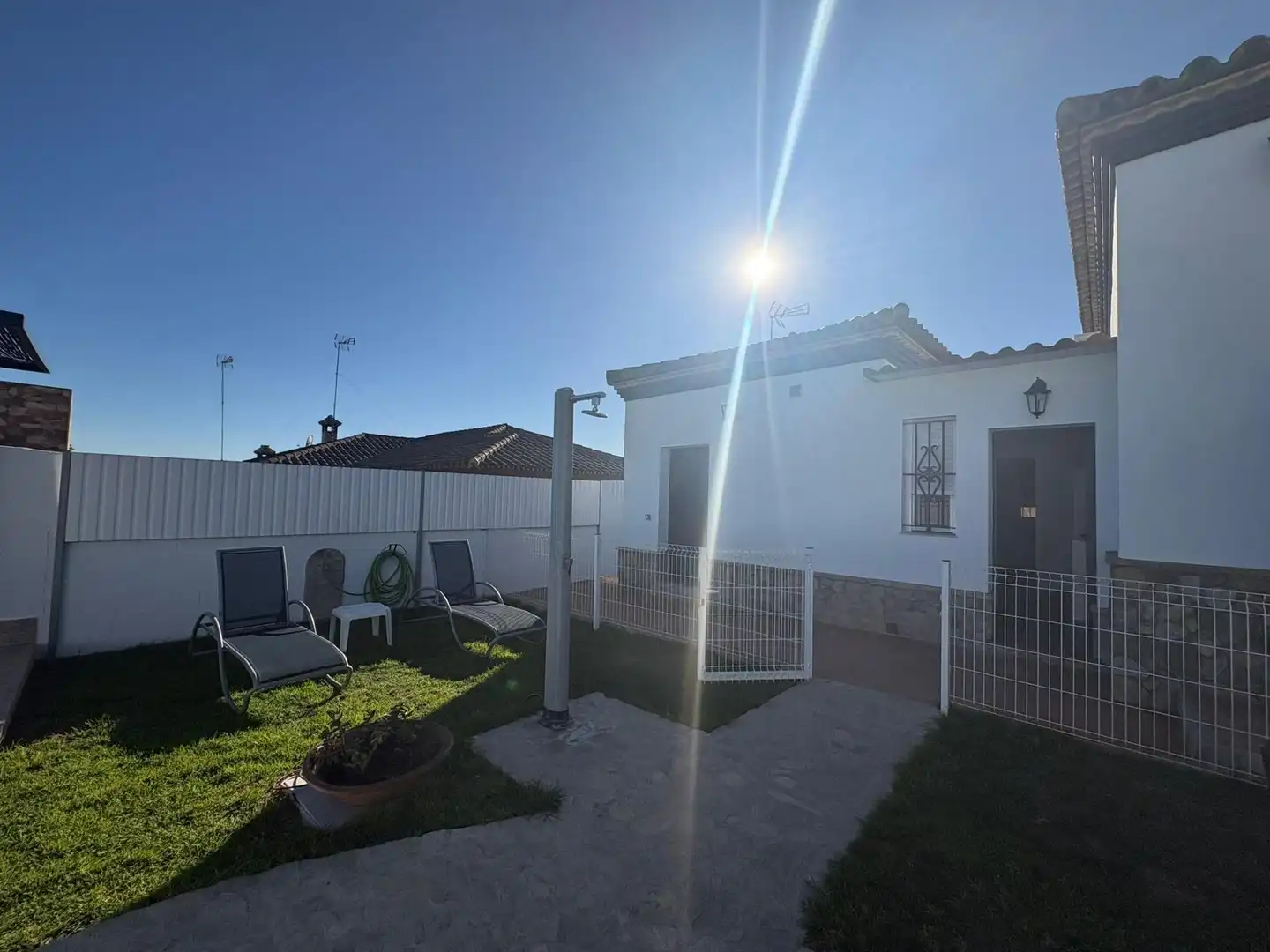 Jardín de Casa o chalet de alquiler en Chiclana de la Frontera con Aire acondicionado, Jardín privado y Piscina