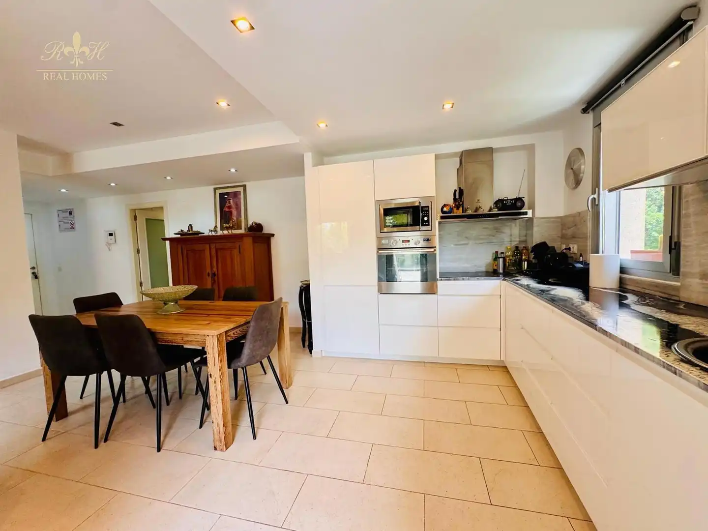 Kitchen of Flat for rent in Altea  with Air Conditioner, Swimming Pool and Community pool