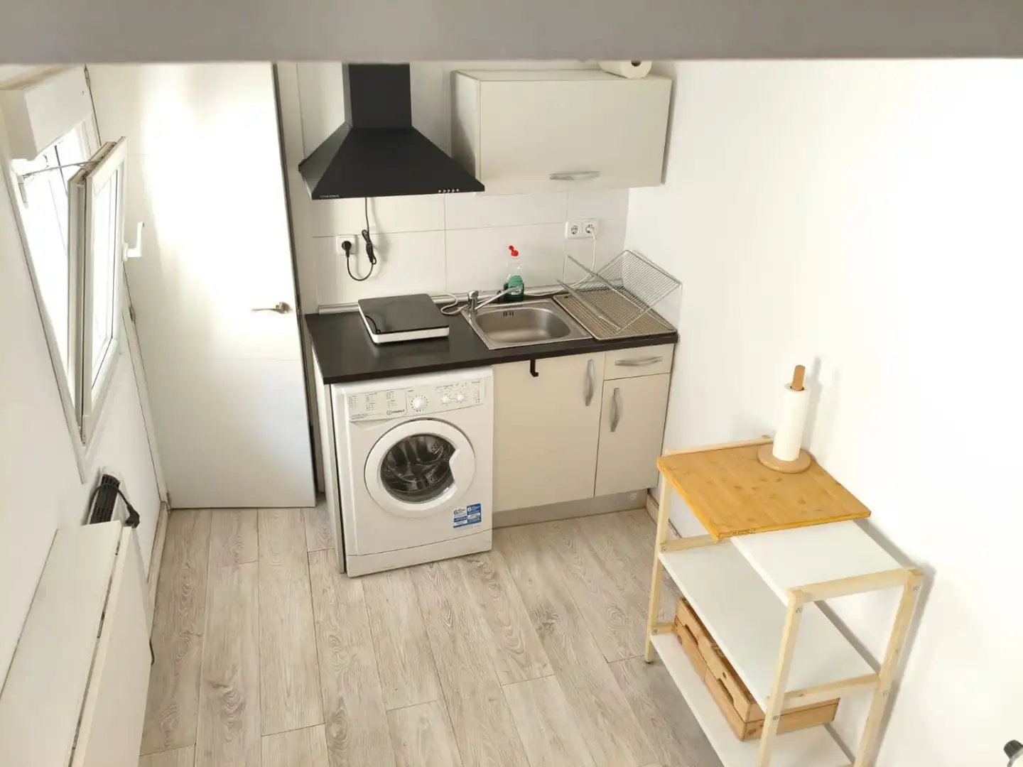 Küche von Wohnung zur Miete in Madrid mit Heizung, Terrasse und Möbliert