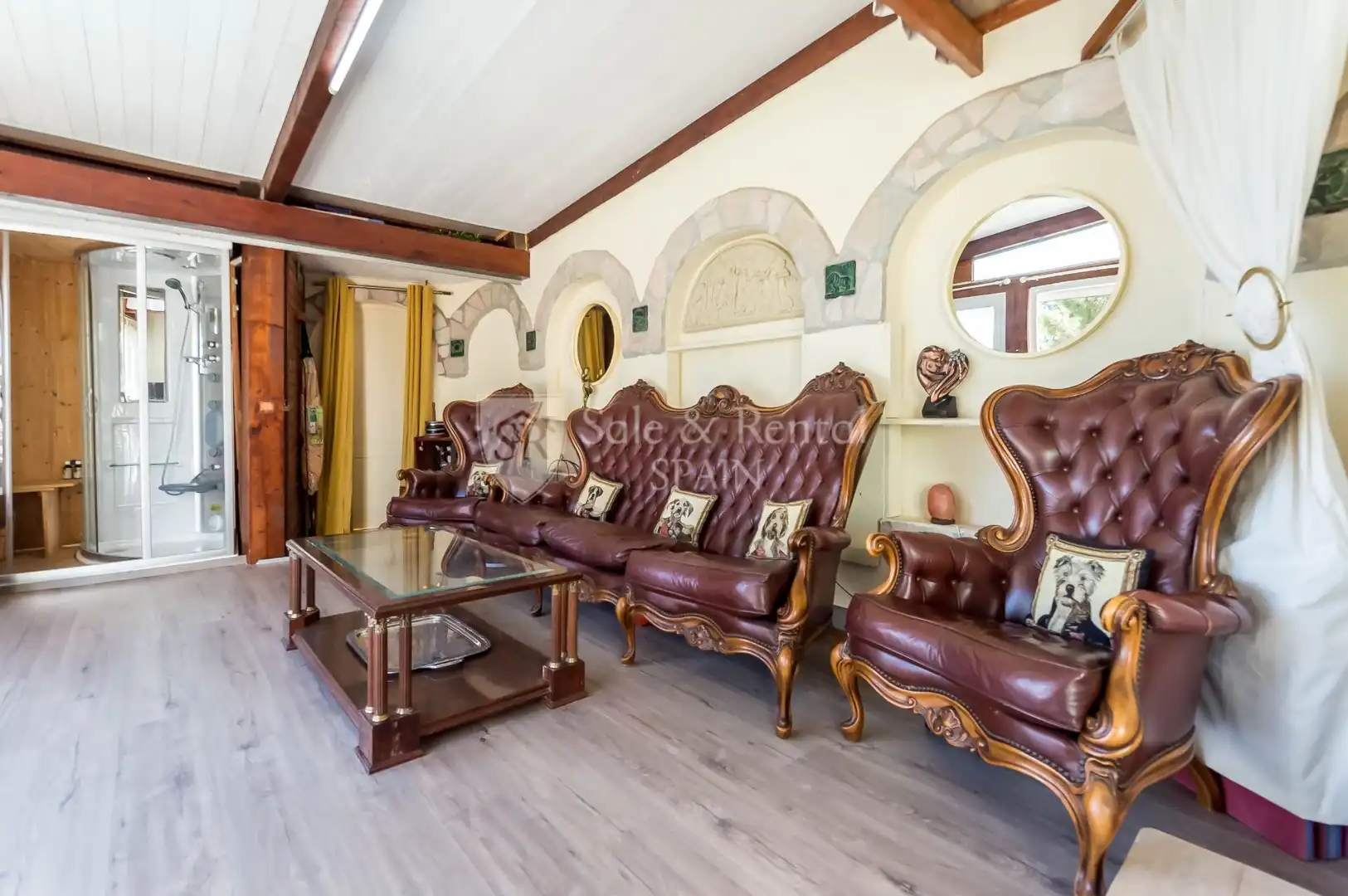 Living room of Houses for sale in Lloret de Mar  with Air Conditioner, Heating and Private garden