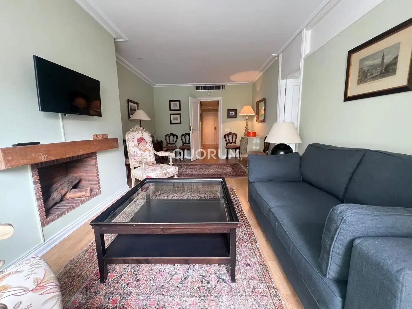 Sala de estar de Piso de alquiler en Bilbao  con Amueblado