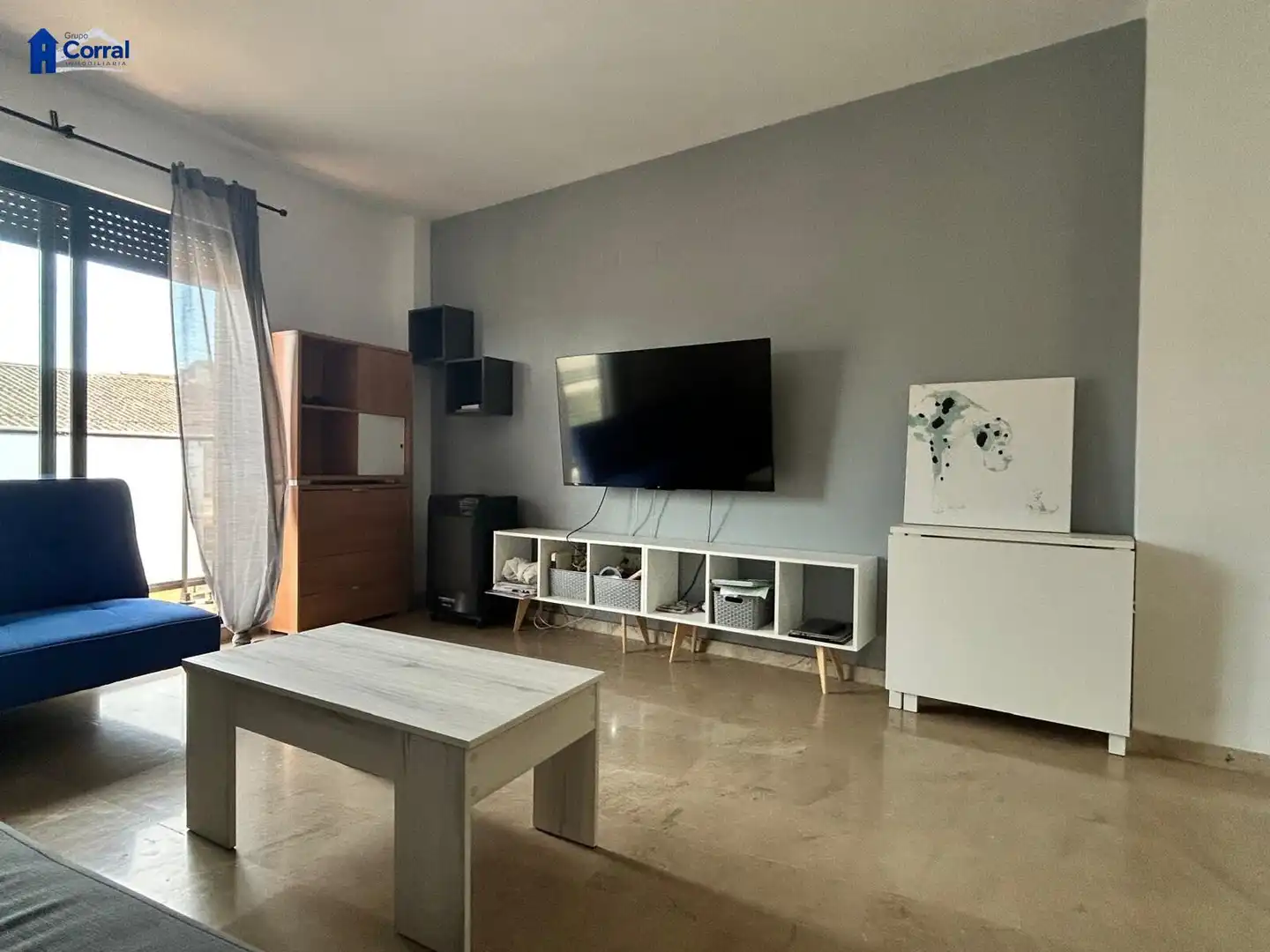 Sala d'estar de Pis en venda en Beniarjó amb Aire condicionat, Calefacció i Traster