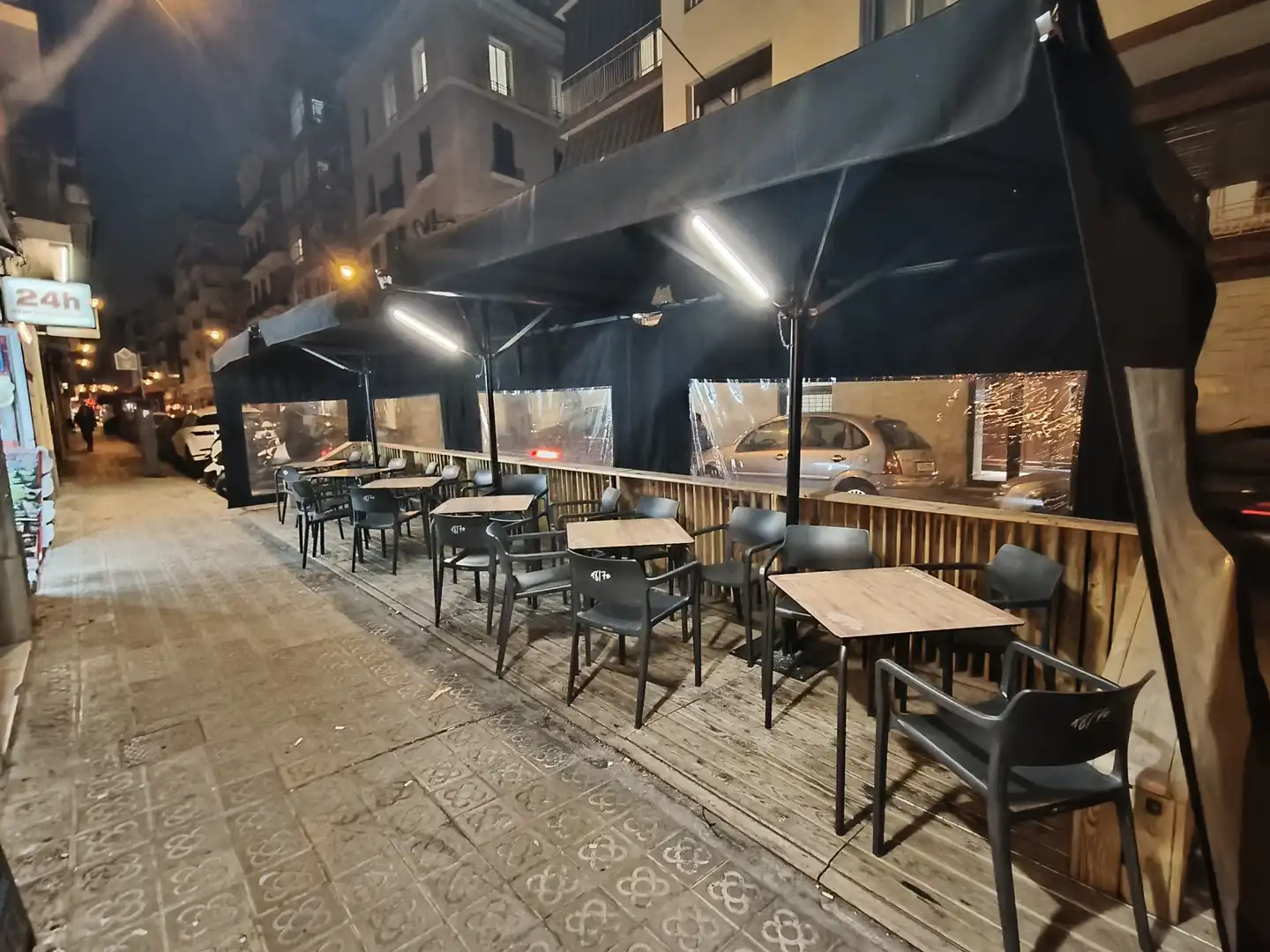 Terraza de Local en traspaso en Barcelona con Aire acondicionado, Terraza y Amueblado