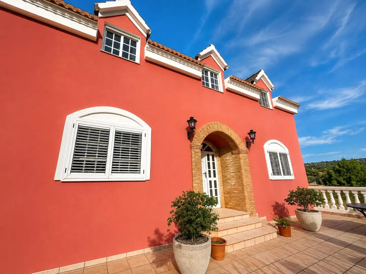 Vista exterior de Casa o chalet en venta en Montroi / Montroy con Calefacción, Jardín privado y Terraza