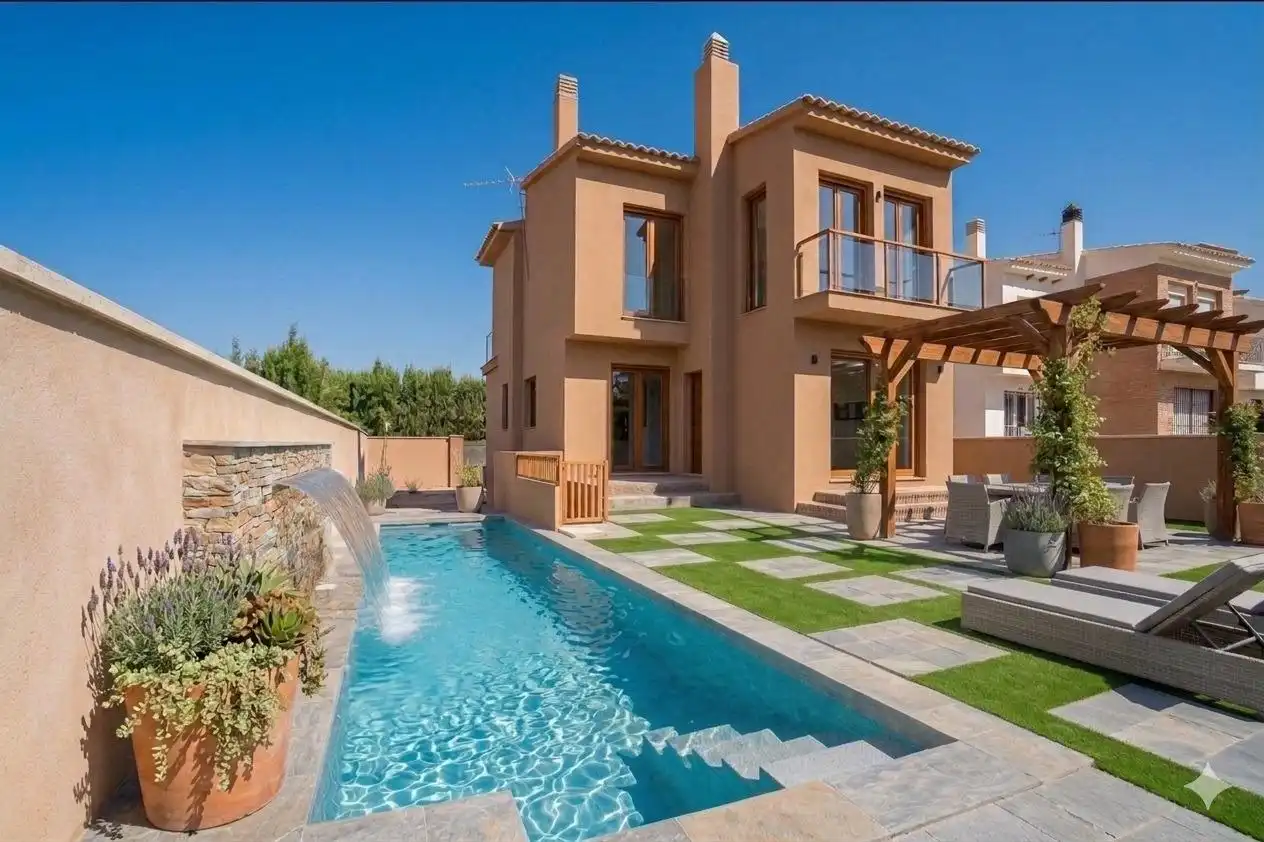Swimming pool of Houses for sale in Dílar  with Heating, Private garden and Terrace