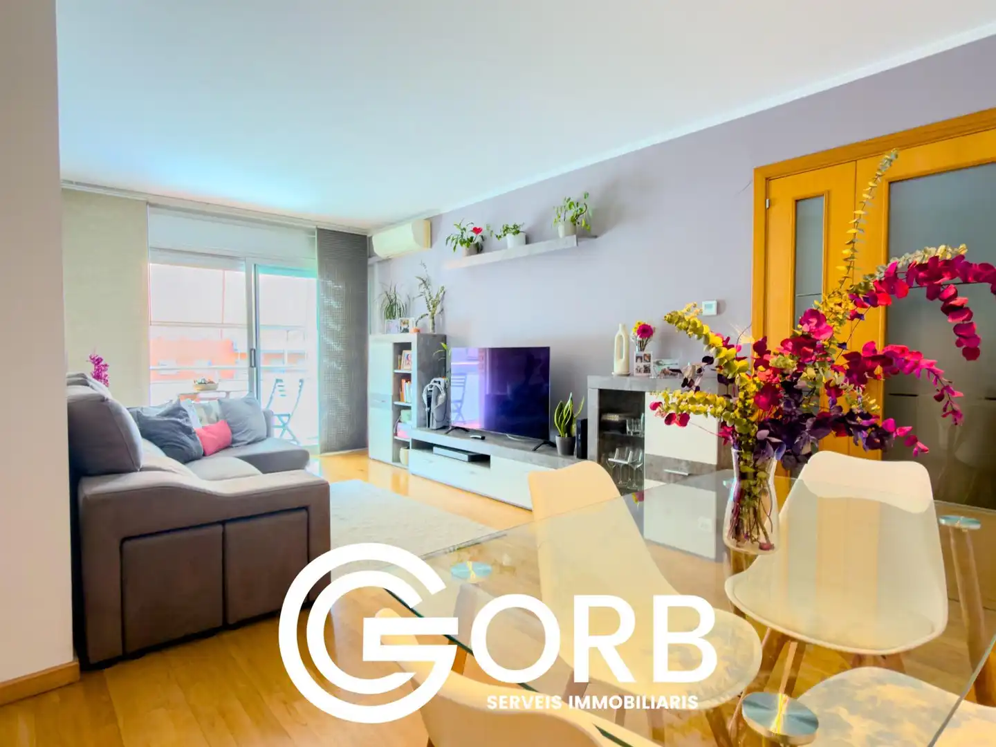 Living room of Flat for sale in Mataró  with Air Conditioner, Heating and Private garden