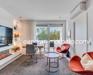 Living room of Apartment for sale in Marbella  with Air Conditioner, Terrace and Furnished