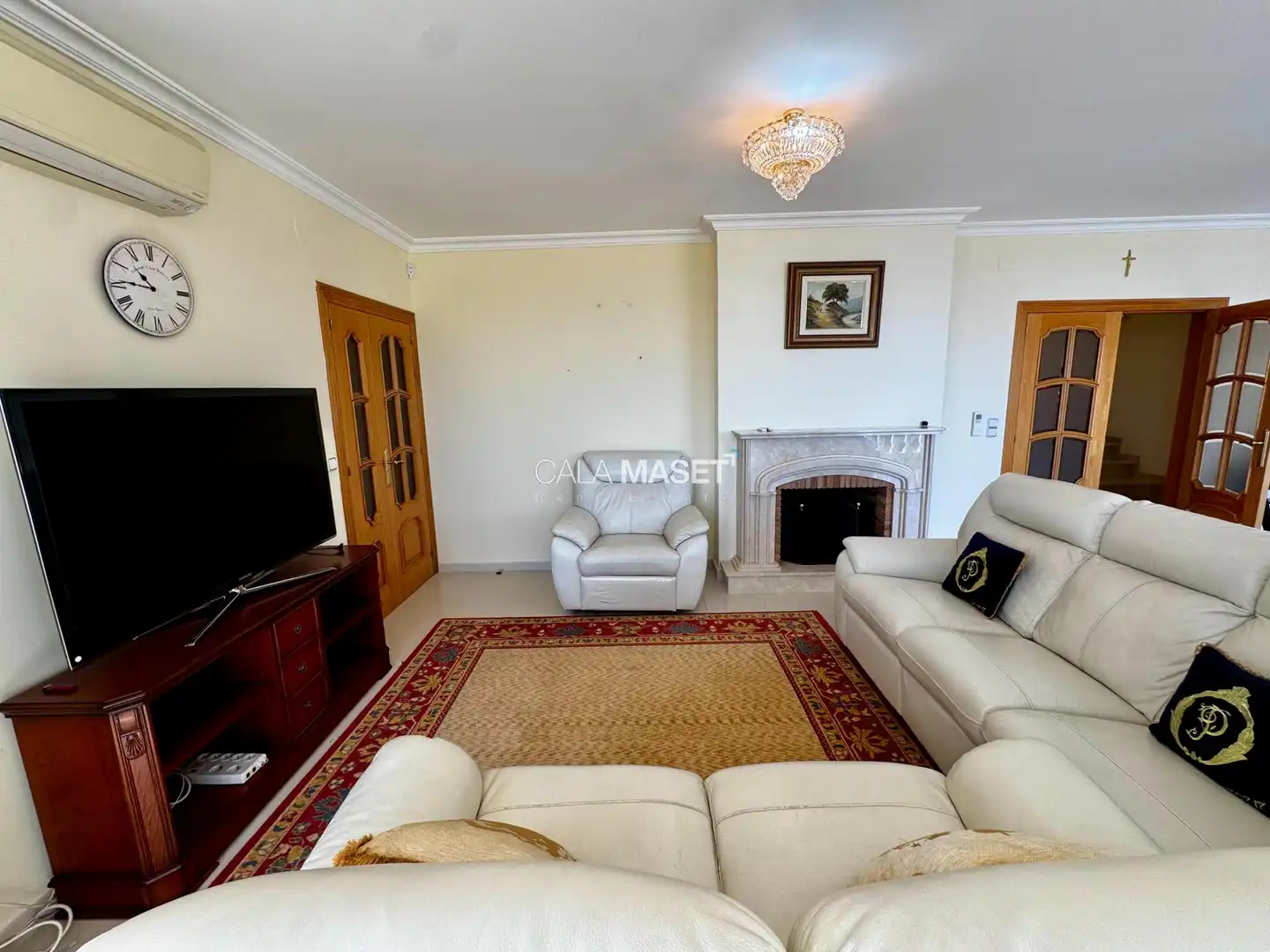 Wohnzimmer von Haus oder Chalet zum Verkauf in Calonge i Sant Antoni mit Heizung, Privatgarten und Terrasse