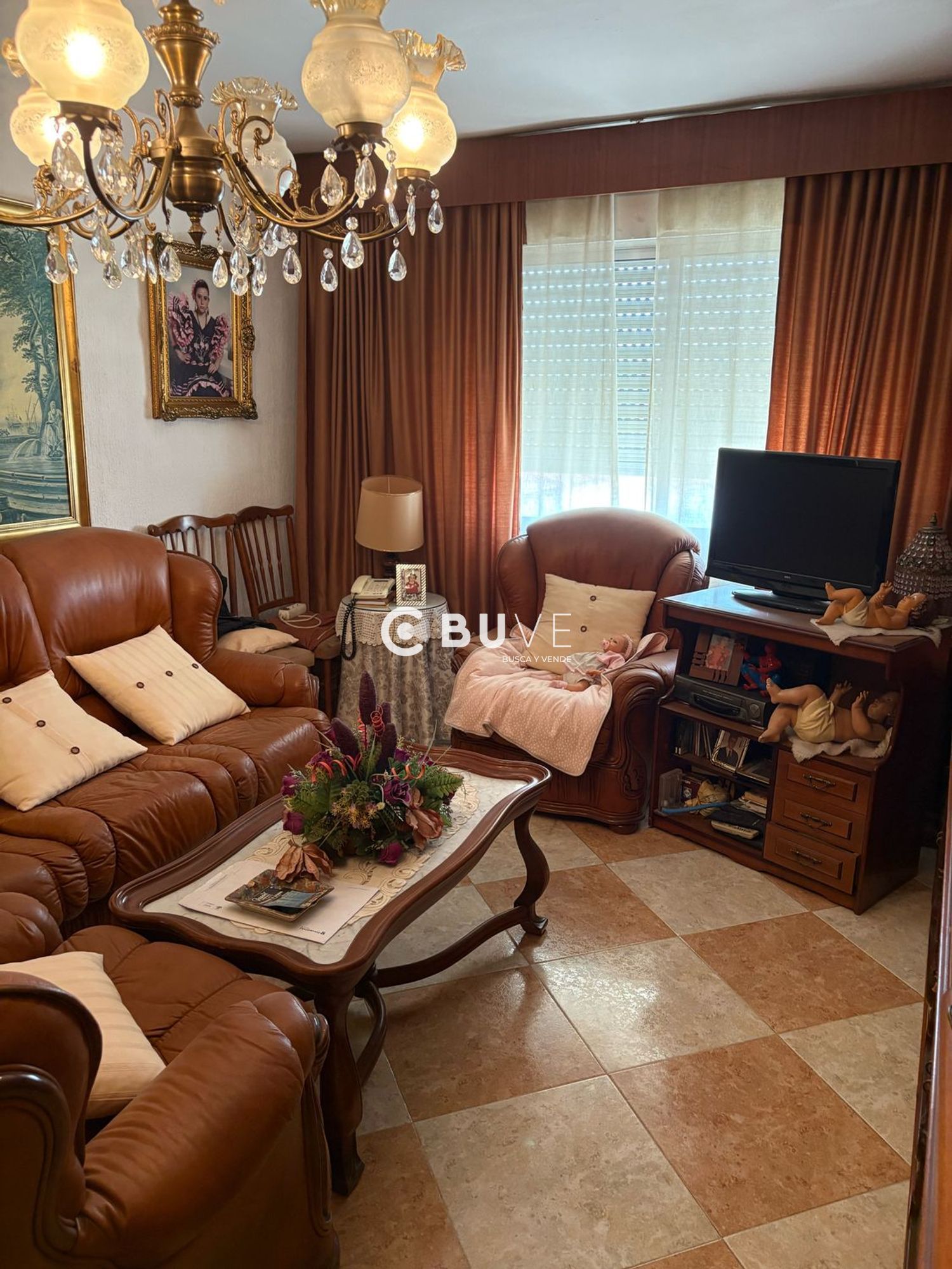 Sala de estar de Piso en venta en Bormujos con Aire acondicionado, Calefacción y Terraza