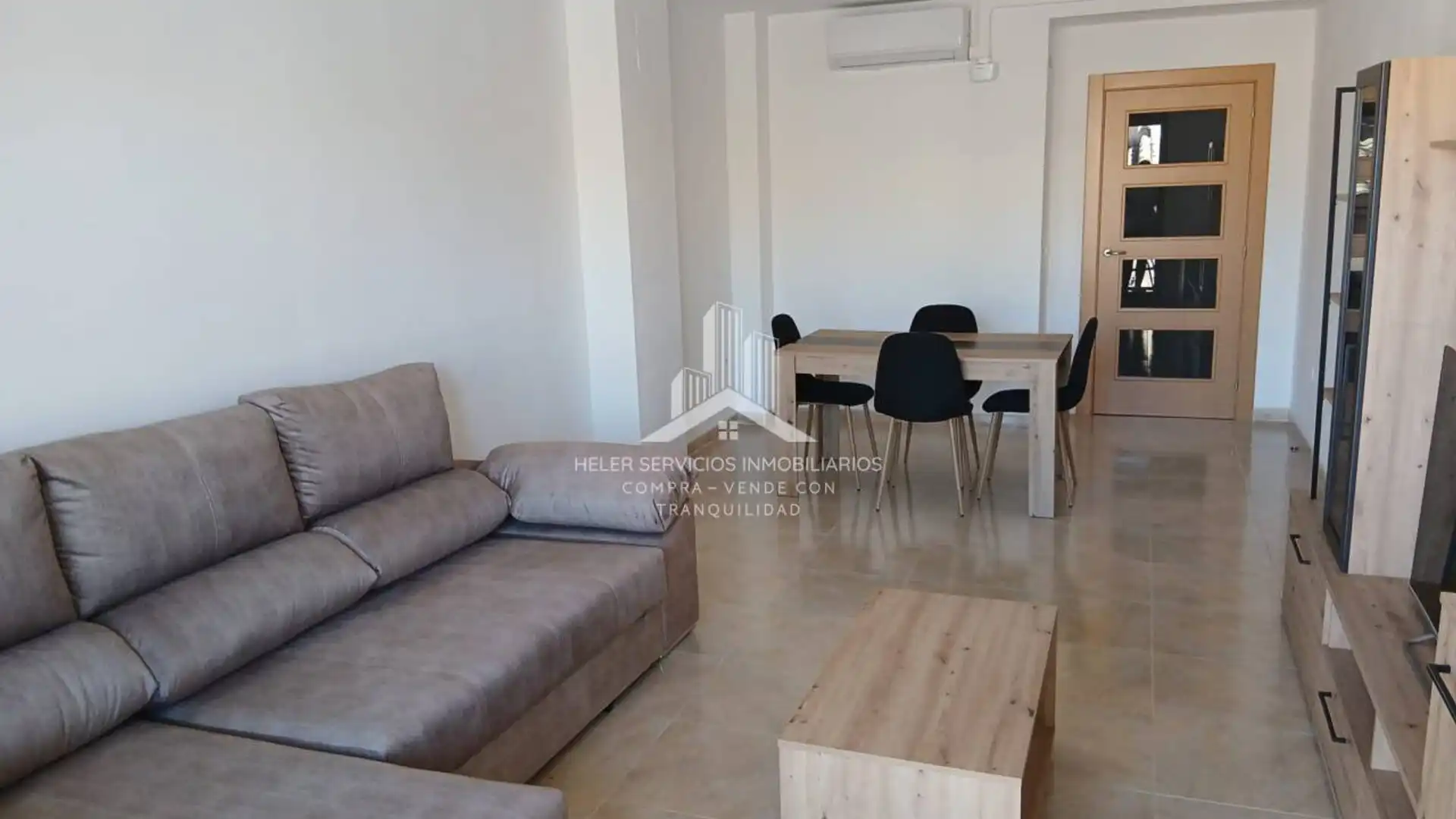 Living room of Flat for sale in Sant Joan de Moró  with Air Conditioner, Furnished and Balcony