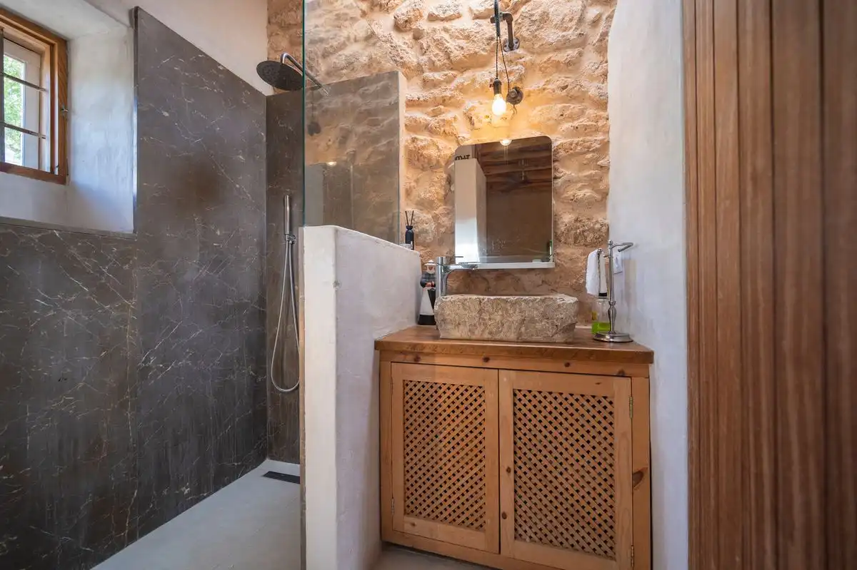 Baño de Casa o chalet de alquiler en Sant Josep de sa Talaia con Aire acondicionado, Calefacción y Jardín privado