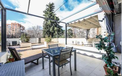 Terrace of Attic to rent in  Madrid Capital  with Air Conditioner, Heating and Parquet flooring