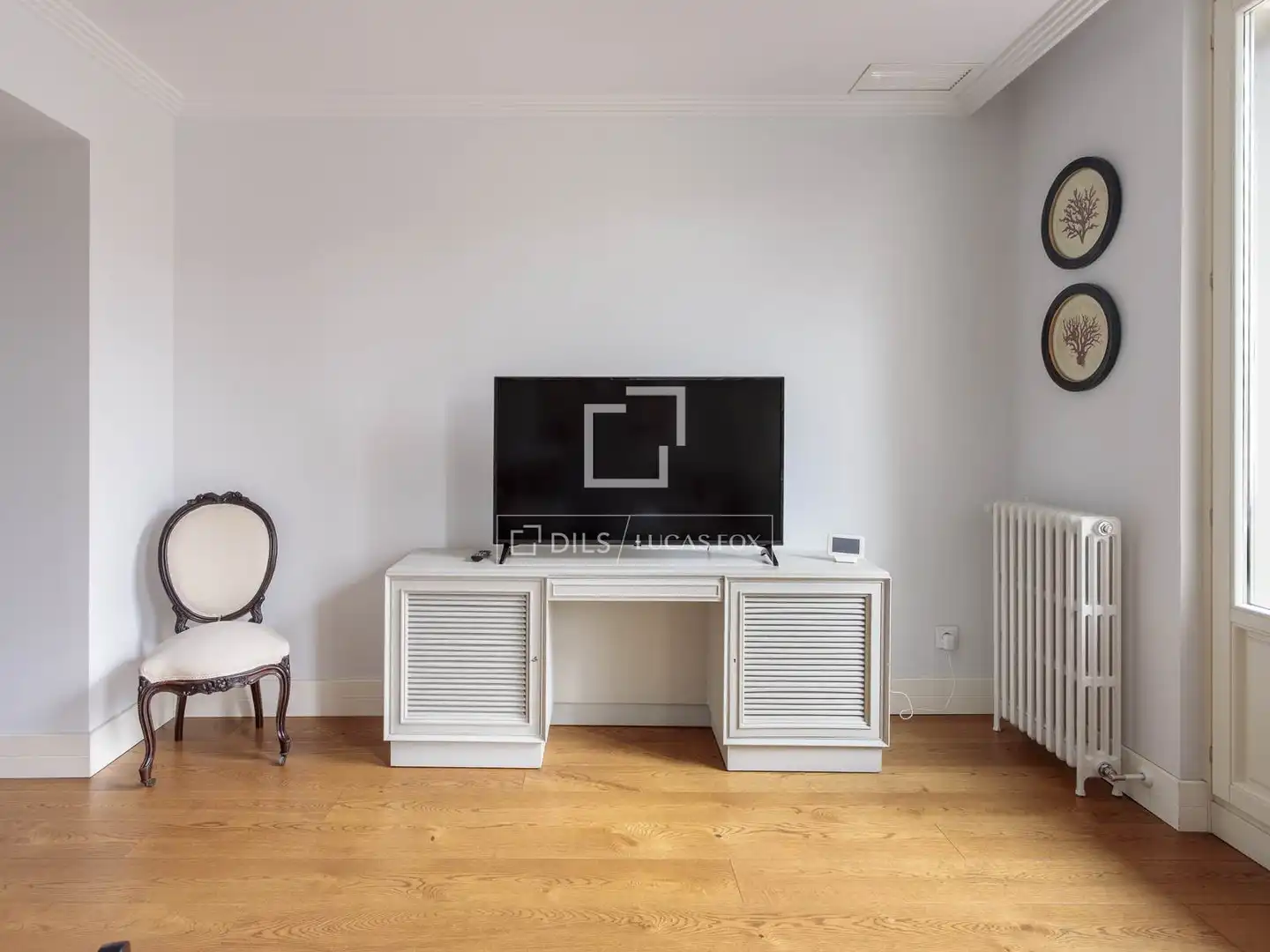 Wohnzimmer von Wohnung zur Miete in Madrid mit Klimaanlage, Heizung und Parkett