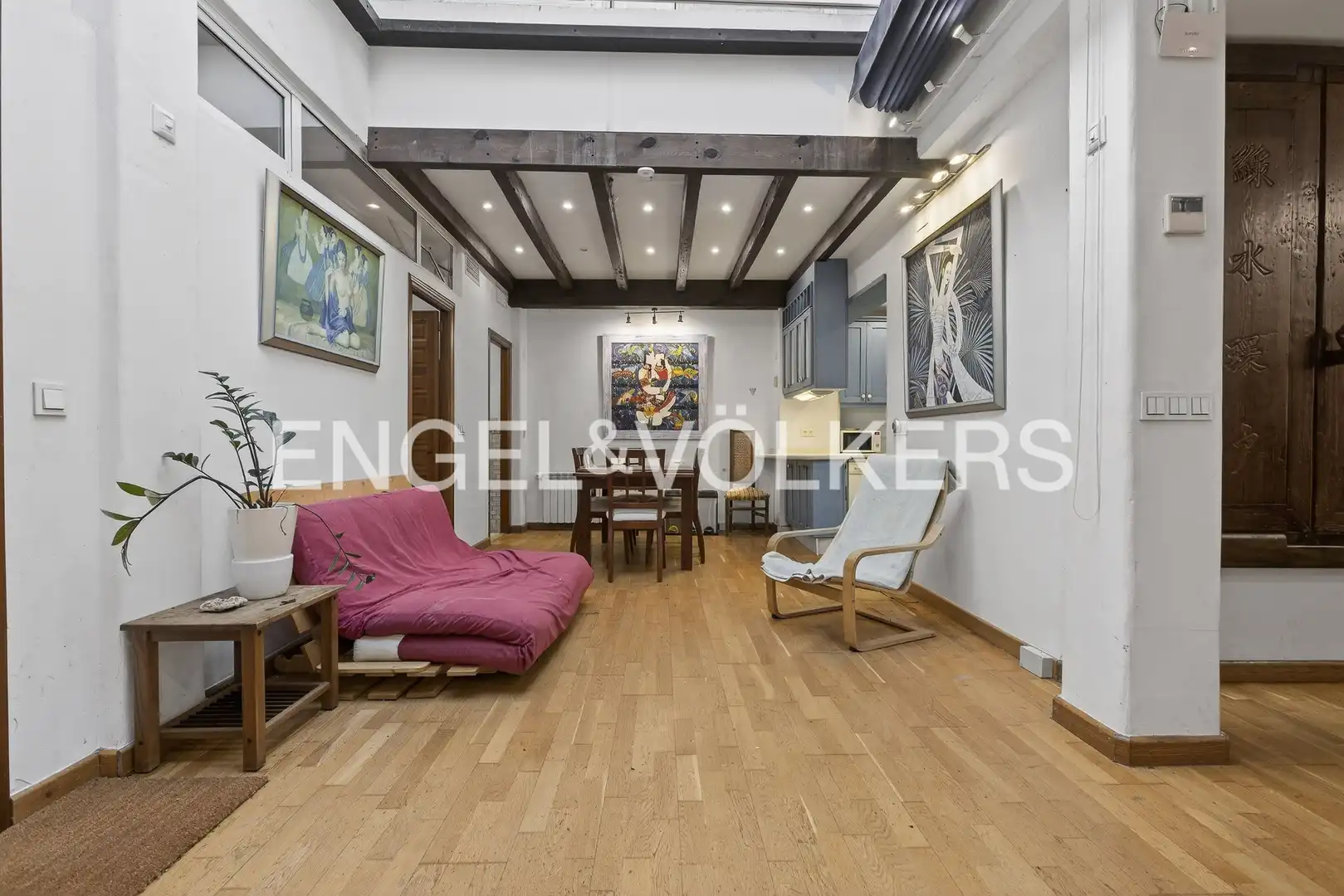 Living room of Houses for sale in Sevilla  with Air Conditioner, Heating and Parquet flooring