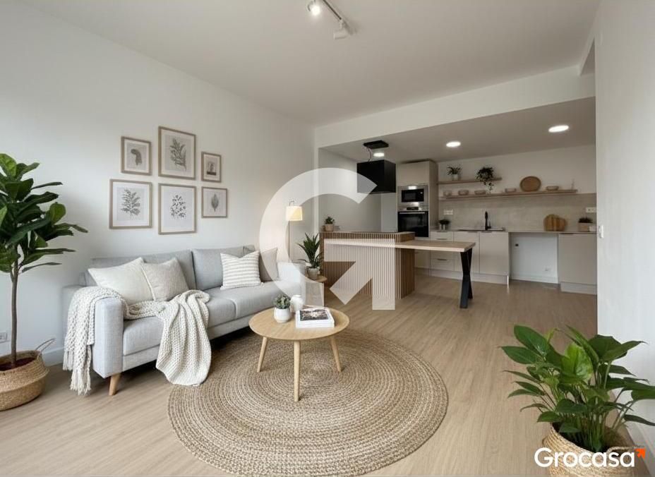 Sala d'estar de Pis en venda en Mataró amb Aire condicionat, Calefacció i Forn