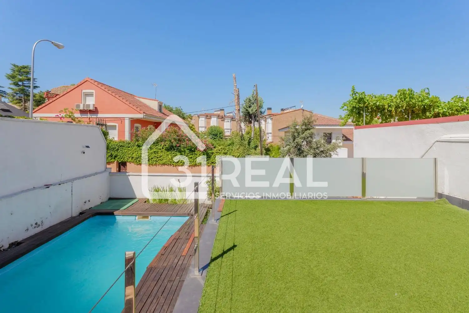 Jardín de Casa o chalet en venta en Madrid con Aire acondicionado, Calefacción y Jardín privado