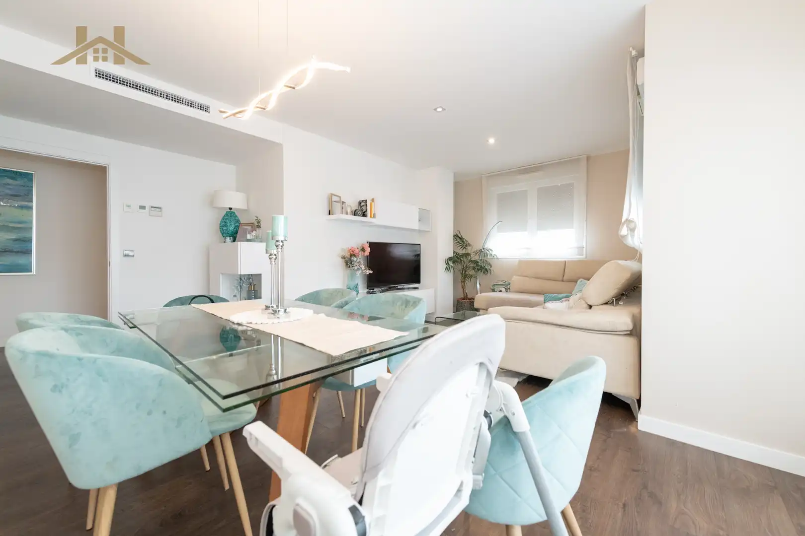 Wohnzimmer von Wohnung zum Verkauf in Pinto mit Klimaanlage, Heizung und Terrasse