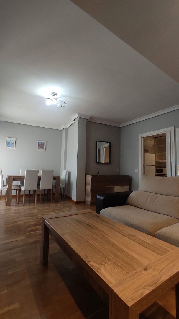 Sala d'estar de Apartament de lloguer en Ciudad Real Capital amb Aire condicionat, Calefacció i Moblat