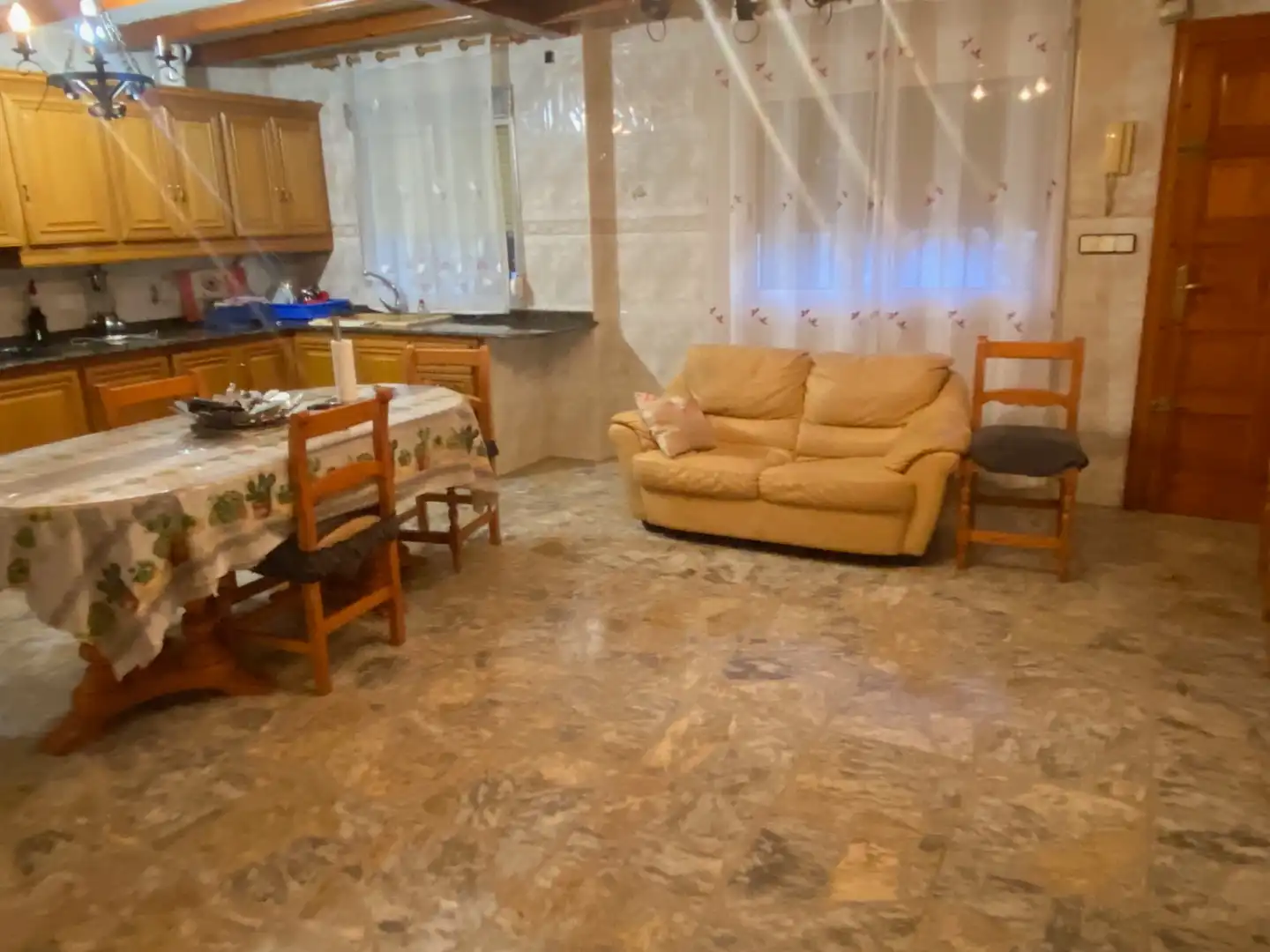 Sala d'estar de Finca rústica en venda en Elche / Elx amb Jardí privat, Terrassa i Piscina