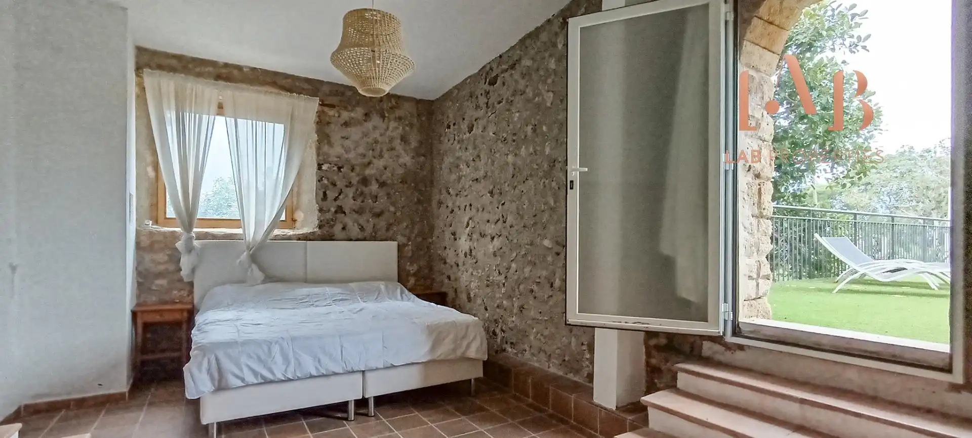 Habitación de Finca rústica de alquiler en Marratxí con Aire acondicionado, Jardín privado y Terraza