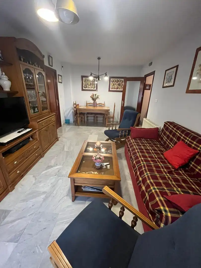 Sala de estar de Piso en venta en Marbella con Aire acondicionado, Terraza y Piscina comunitaria