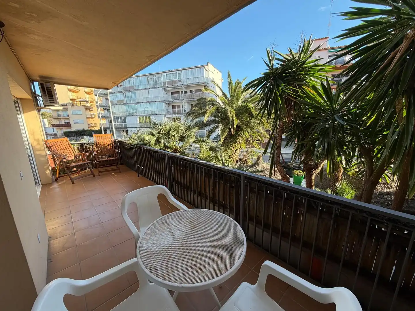 Balcony of Apartments for sale in Roses  with Air Conditioner, Heating and Terrace