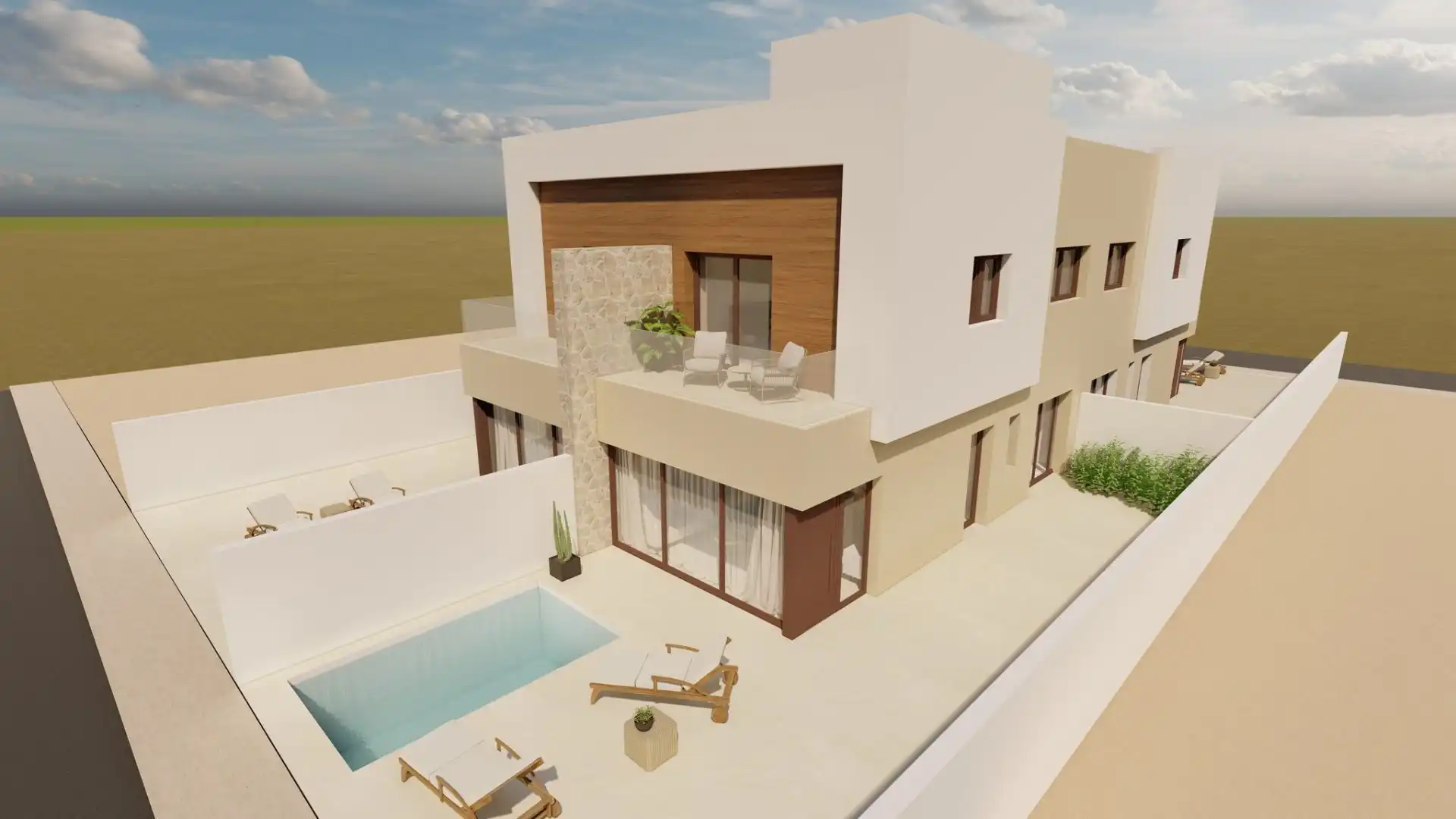 Dúplex con piscina en venta en San Javier ciudad, imagen 2