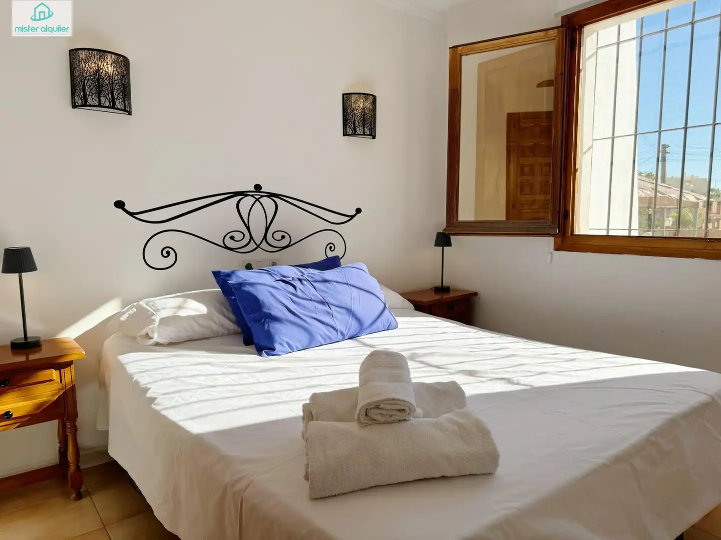 Bedroom of Detached homes for rent in El Campello  with Air Conditioner, Private garden and Terrace