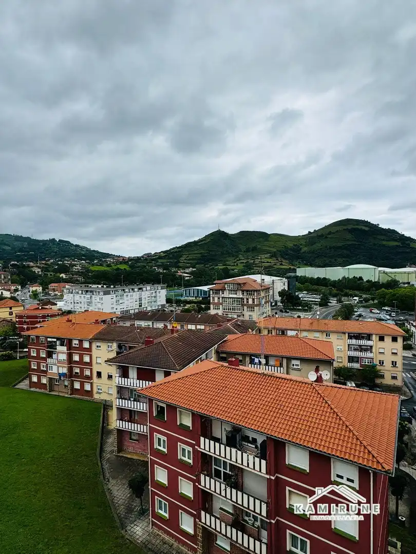 Vista exterior de Pis en venda en Muskiz amb Calefacció, Terrassa i Balcó