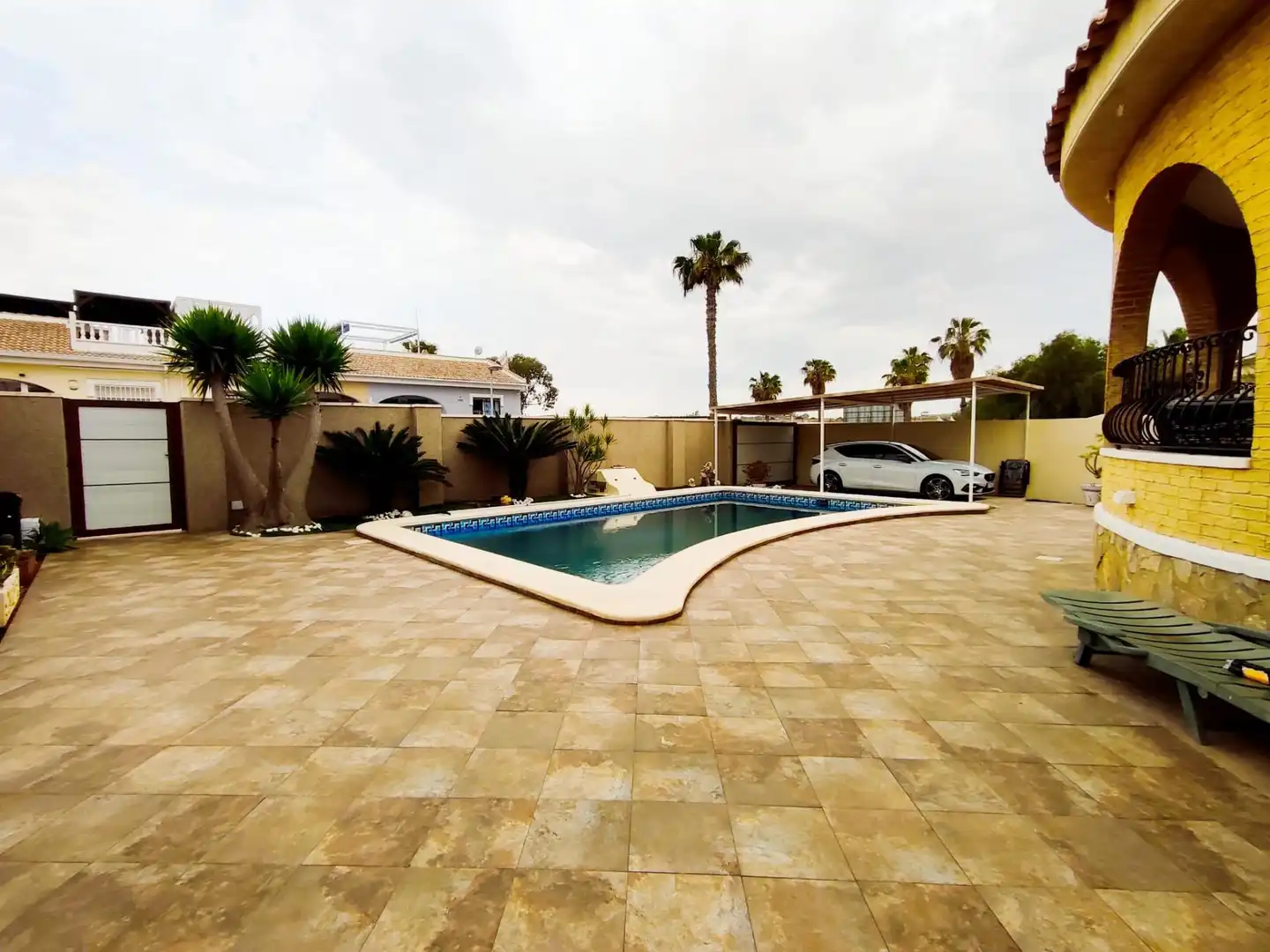 Piscina de Casa o xalet en venda en Benijófar amb Calefacció, Jardí privat i Terrassa