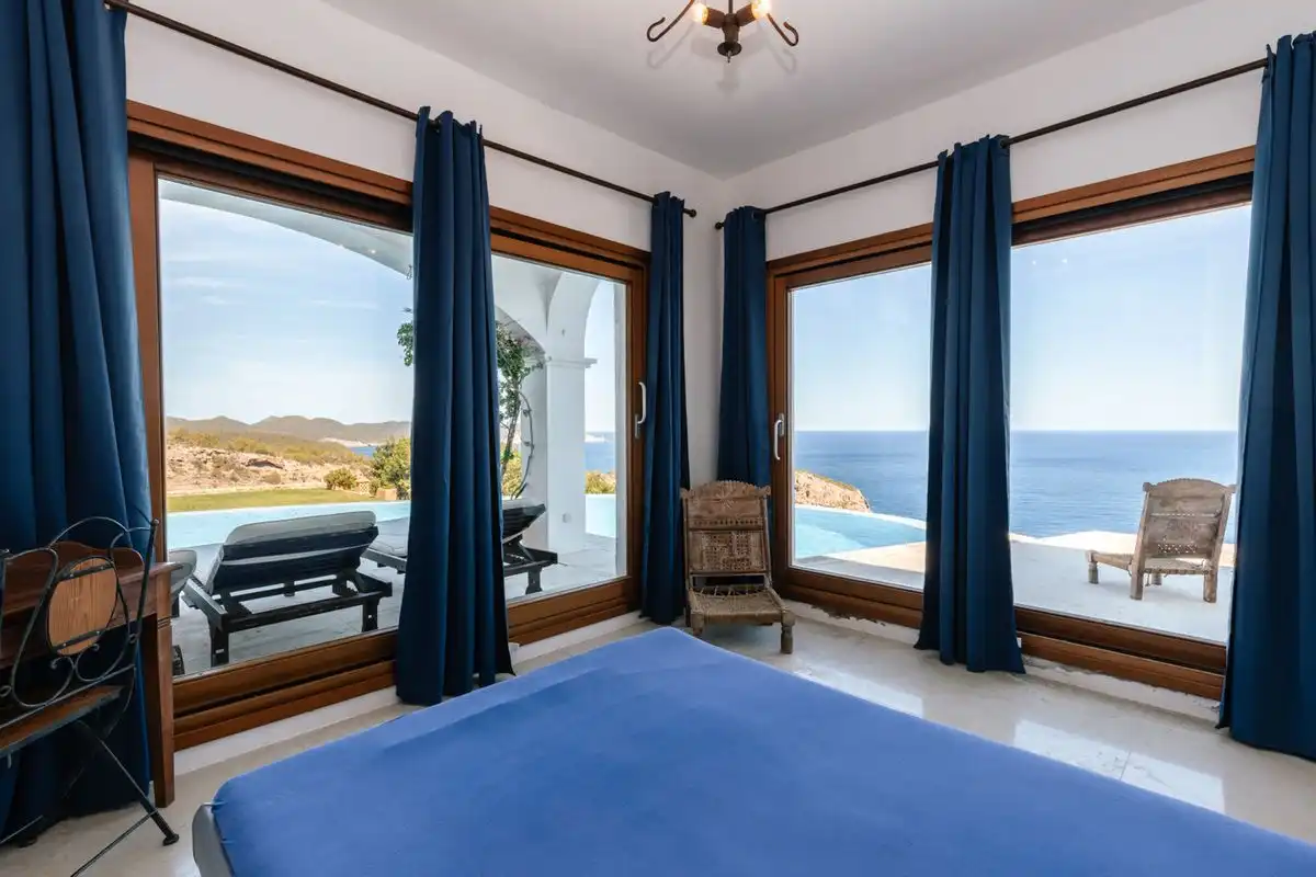 Dormitori de Casa o xalet en venda en Santa Eulària des Riu amb Aire condicionat, Calefacció i Jardí privat