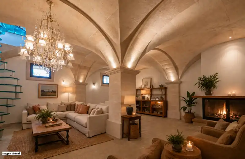Sala de estar de Casa o chalet en venta en Porreres con Aire acondicionado, Calefacción y Terraza