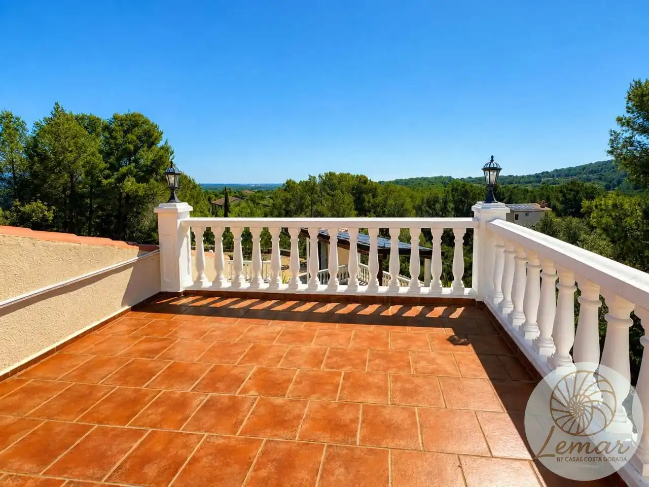 Terraza de Finca rústica en venta en El Perelló con Jardín privado, Terraza y Piscina