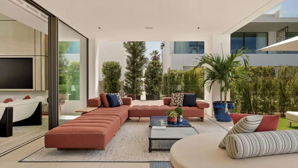 Terrasse von Haus oder Chalet zum Verkauf in Marbella mit Klimaanlage, Privatgarten und Terrasse