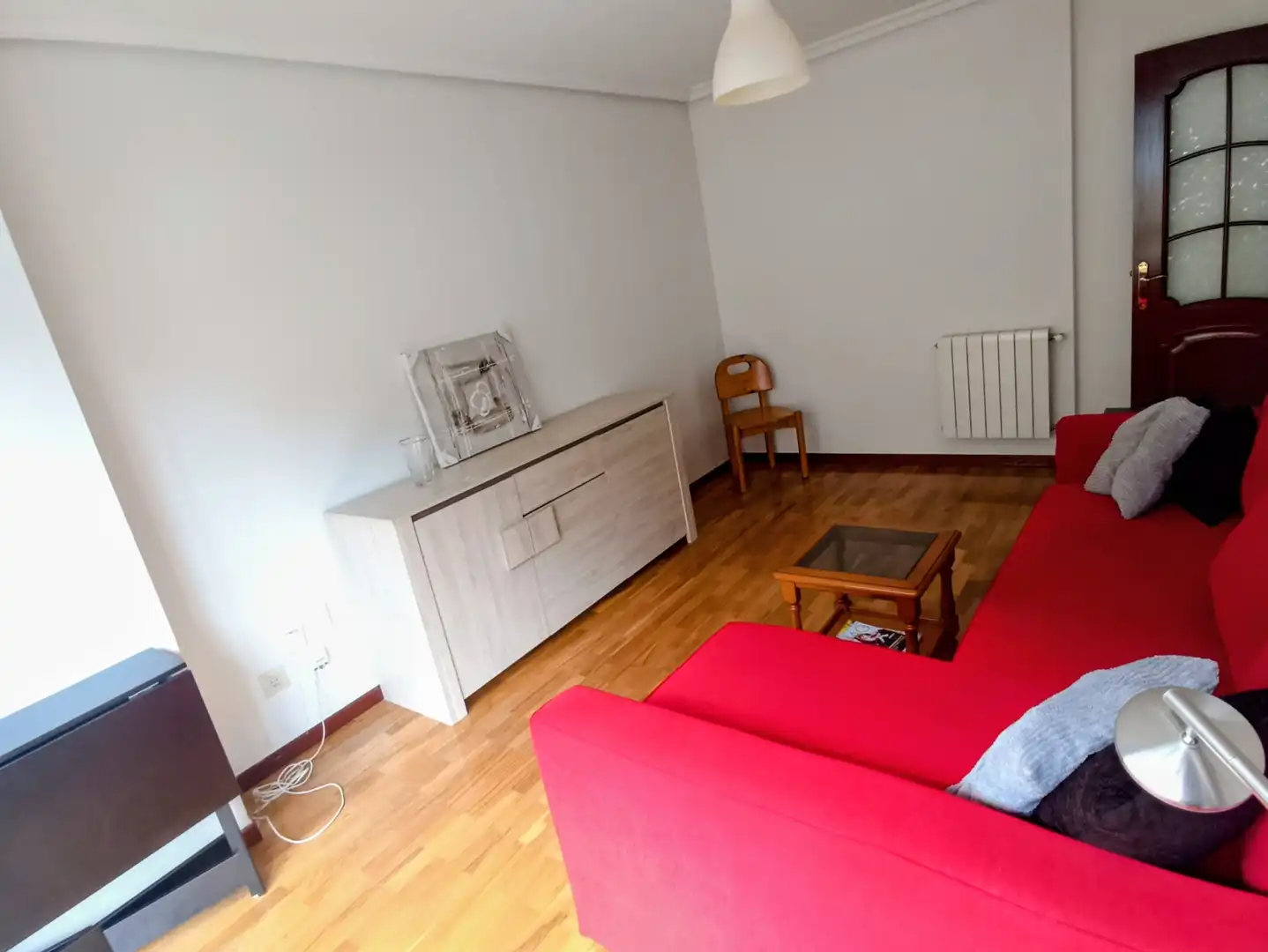 Sala de estar de Piso de alquiler en Gijón  con Calefacción, Amueblado y Horno