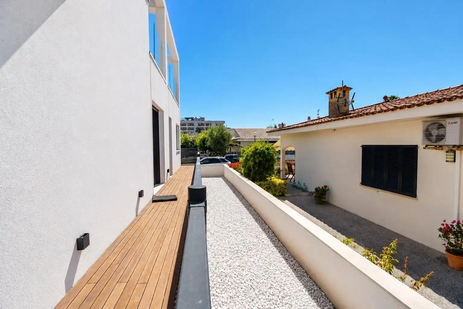 Terrassa de Casa o xalet en venda en Alcúdia amb Aire condicionat, Jardí privat i Terrassa