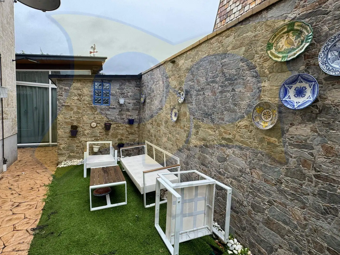 Terraza de Casa o chalet en venta en Carbajosa de la Sagrada con Aire acondicionado, Calefacción y Jardín privado