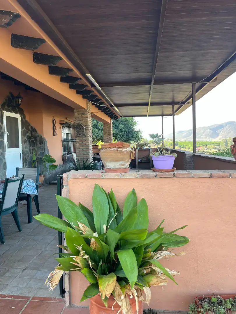 Terraza de Finca rústica en venta en Cártama con Aire acondicionado, Terraza y Amueblado
