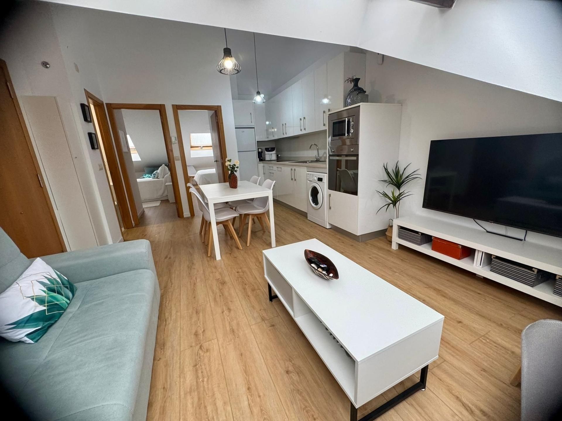 Sala d'estar de Àtic en venda en Carnota amb Aire condicionat