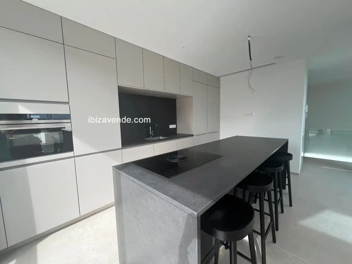 Cocina de Casa o chalet de alquiler en Santa Eulària des Riu con Aire acondicionado, Calefacción y Jardín privado