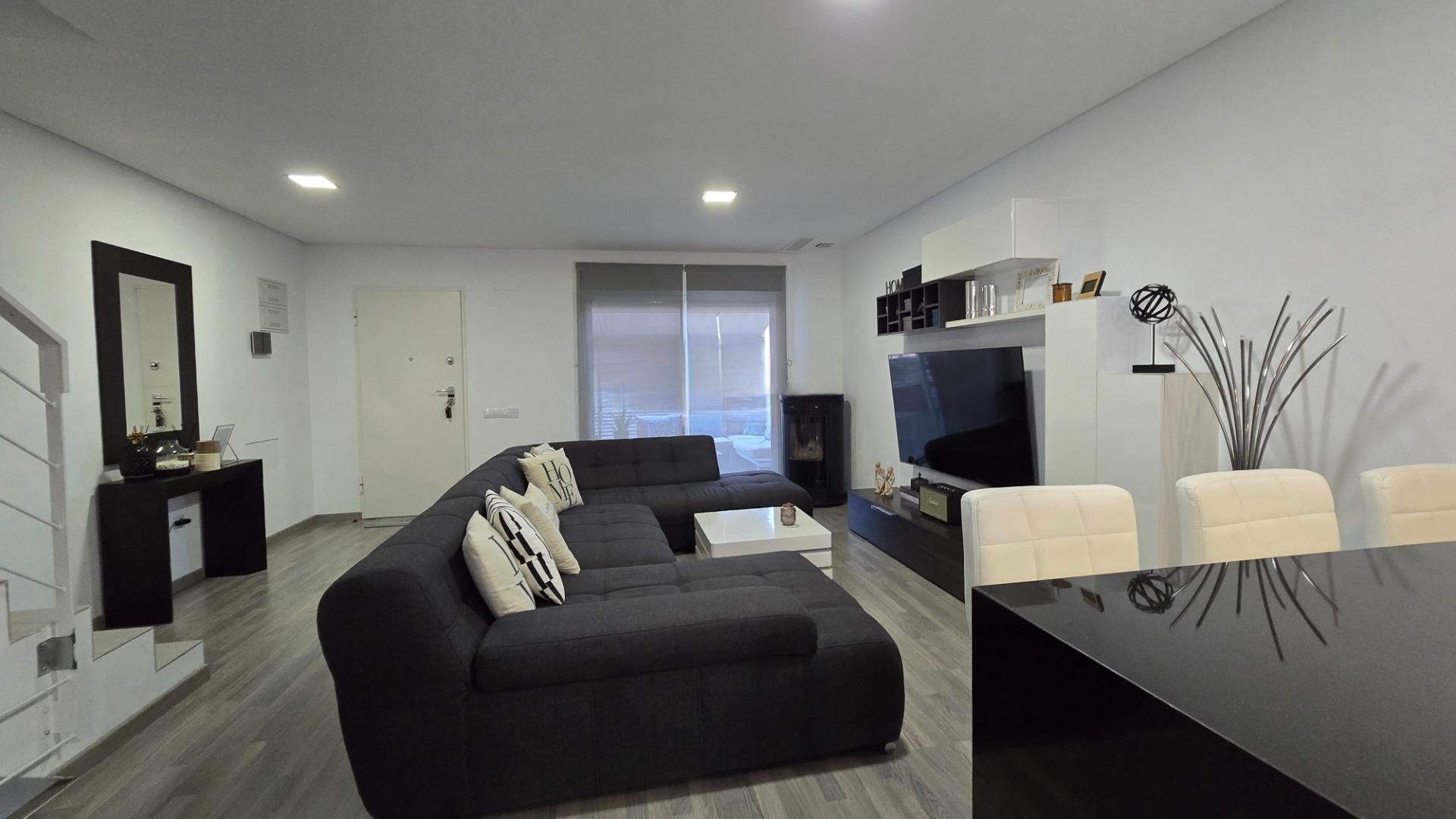 Sala d'estar de Casa o xalet en venda en Aspe amb Terrassa, Traster i Balcó
