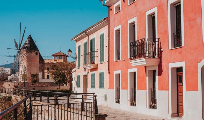 Exterior view of Flat for sale in  Palma de Mallorca  with Air Conditioner, Terrace and Furnished