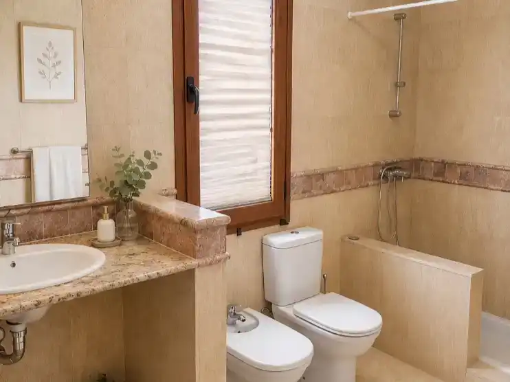 Bathroom of Flat for sale in Adeje  with Air Conditioner, Private garden and Storage room