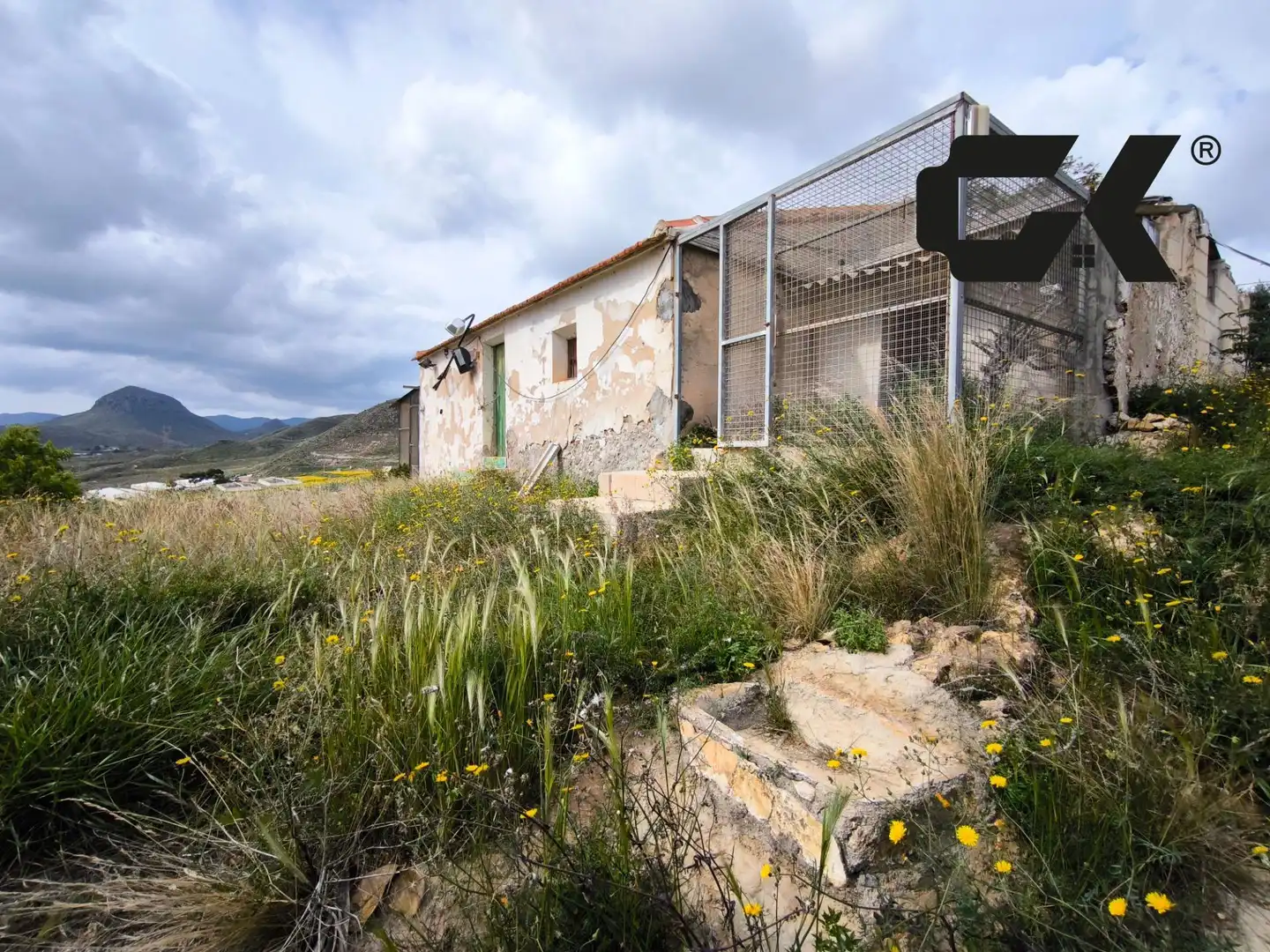 Vista exterior de Finca rústica en venda en Mazarrón amb Terrassa, Piscina i Moblat