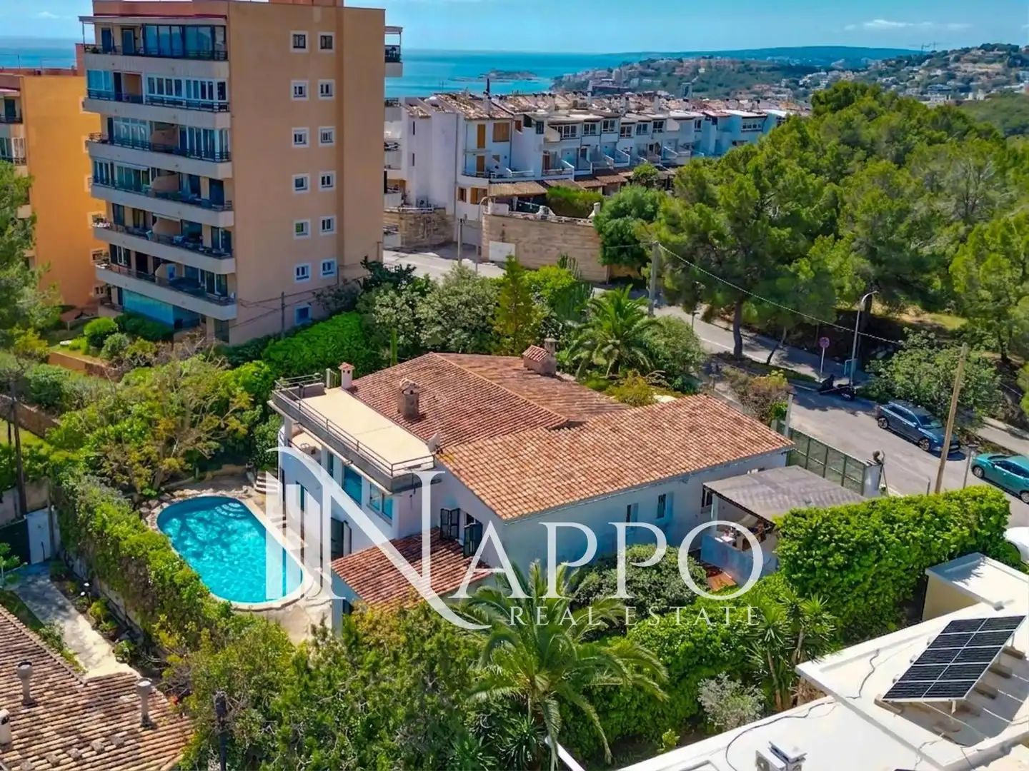 Vista exterior de Casa o chalet en venta en  Palma de Mallorca con Aire acondicionado, Piscina y Amueblado