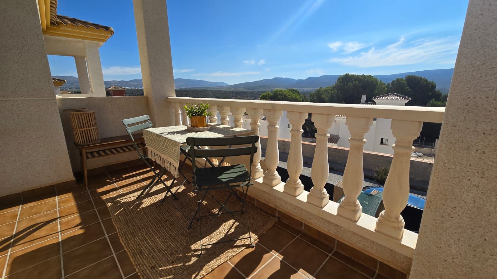 Terrace of Apartment for sale in Castalla  with Parquet flooring, Terrace and Furnished