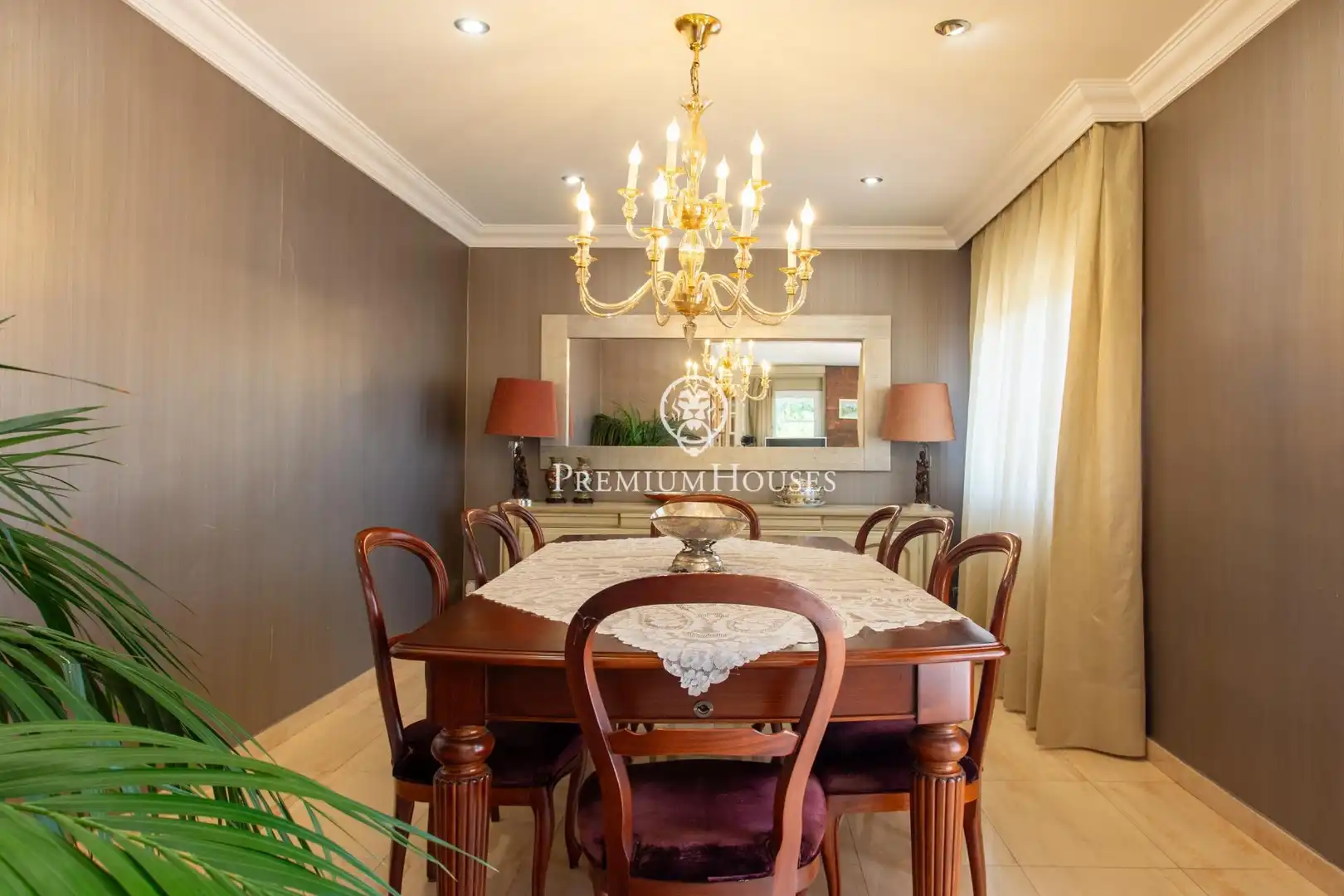 Comedor de Casa o chalet en venta en Vallromanes con Calefacción, Jardín privado y Terraza